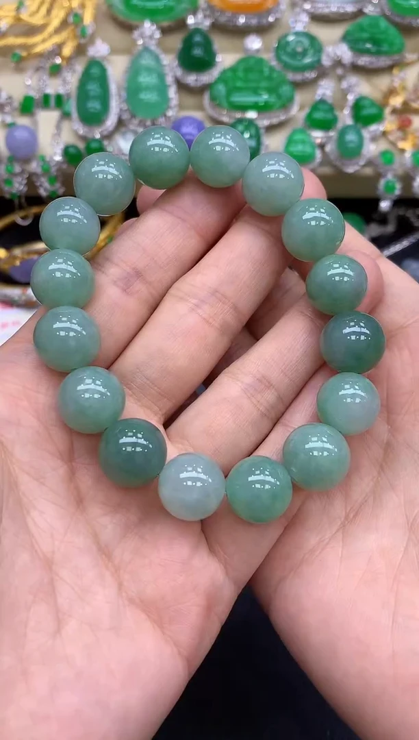 未镶嵌手串翡翠213-中国好珍宝