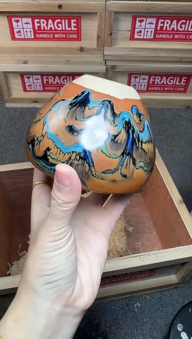 茶盏千里江山 建窑建盏主人杯