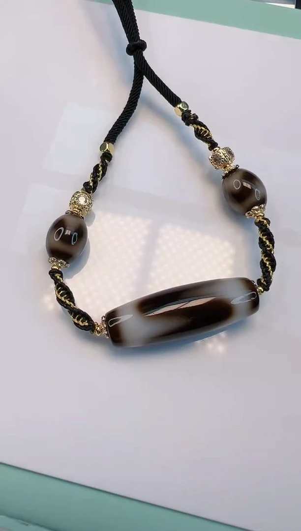 玛瑙/玉髓（覆膜）项链未镶嵌Y21387（拍一发一）多样性发货