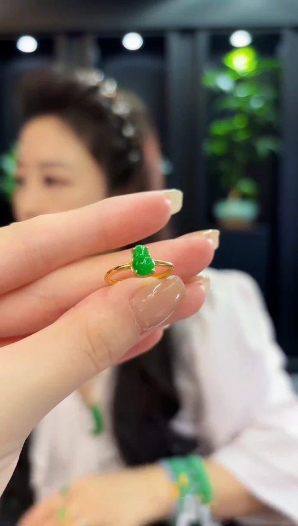 未镶嵌戒指翡翠 缅料A货/支持复检/一件