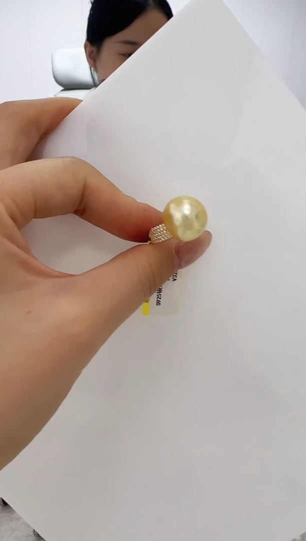 【闪购商品】海水珍珠DA银S925镶嵌戒指  V3259