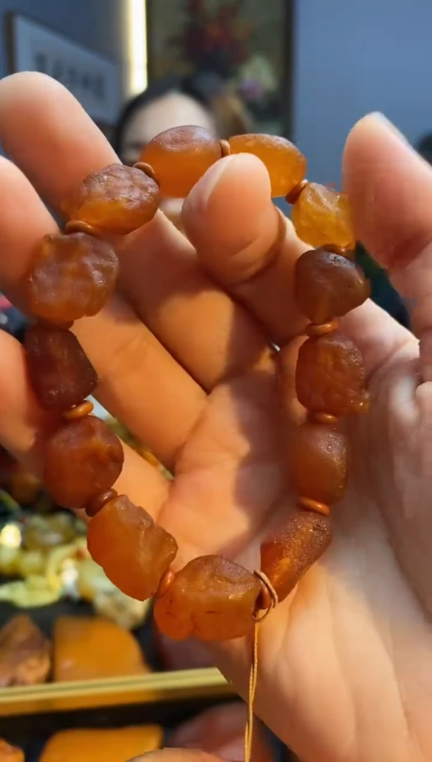 手串琥珀未镶嵌手串