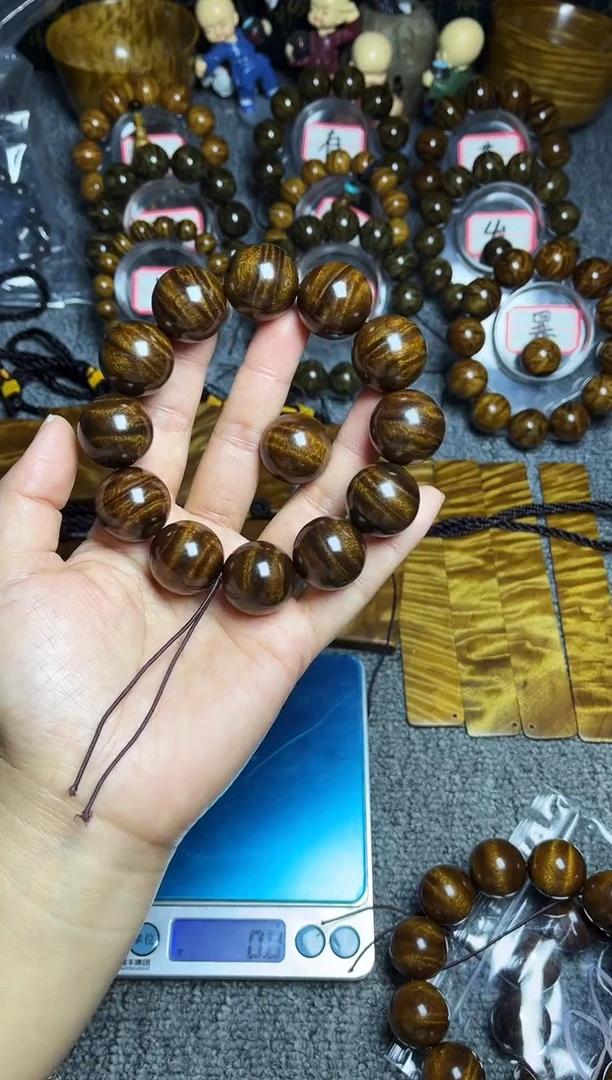 金丝楠手串/手链2.0闪电纹430