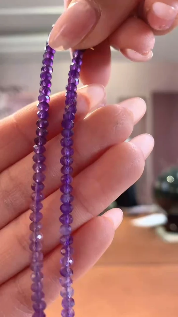 【闪购商品】水晶项链未镶嵌紫水晶项链