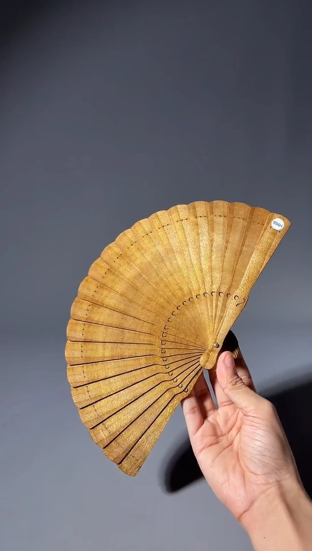 其他楠木（金丝楠）拽*秋994号15cm小叶桢楠扇子掌中扇