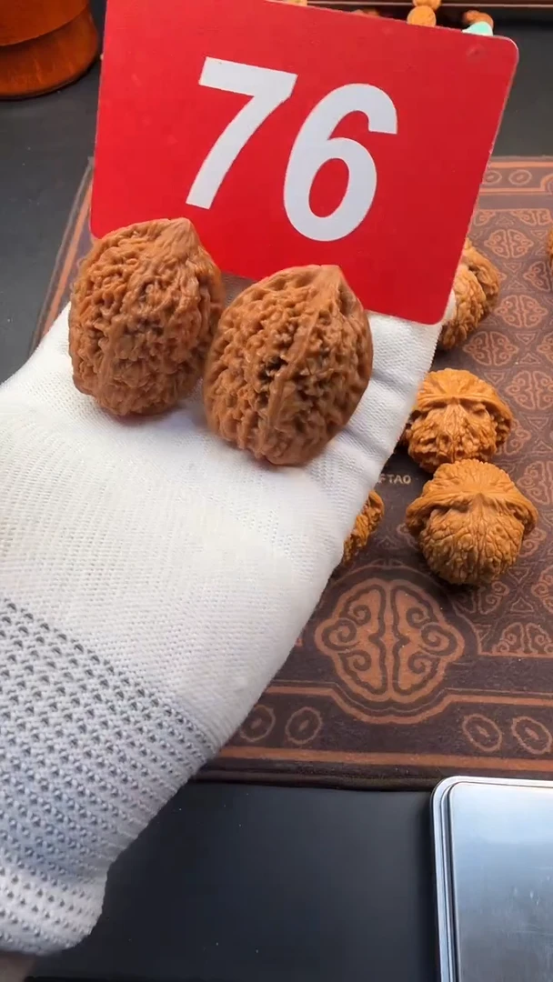 把件文玩核桃35大蒜头