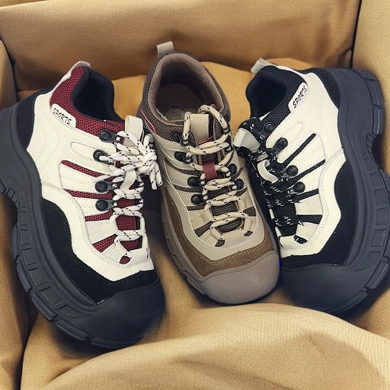 3270户外休闲鞋女鞋时尚低帮厚底运动鞋