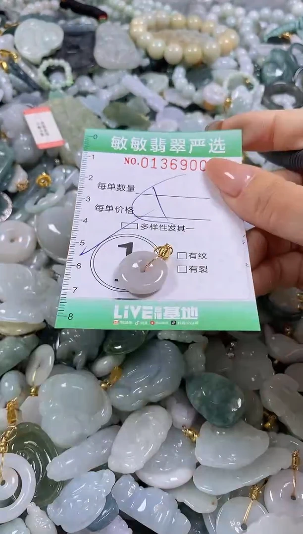 【闪购商品】翡翠颈饰未镶嵌闪购0136900多样性发其一