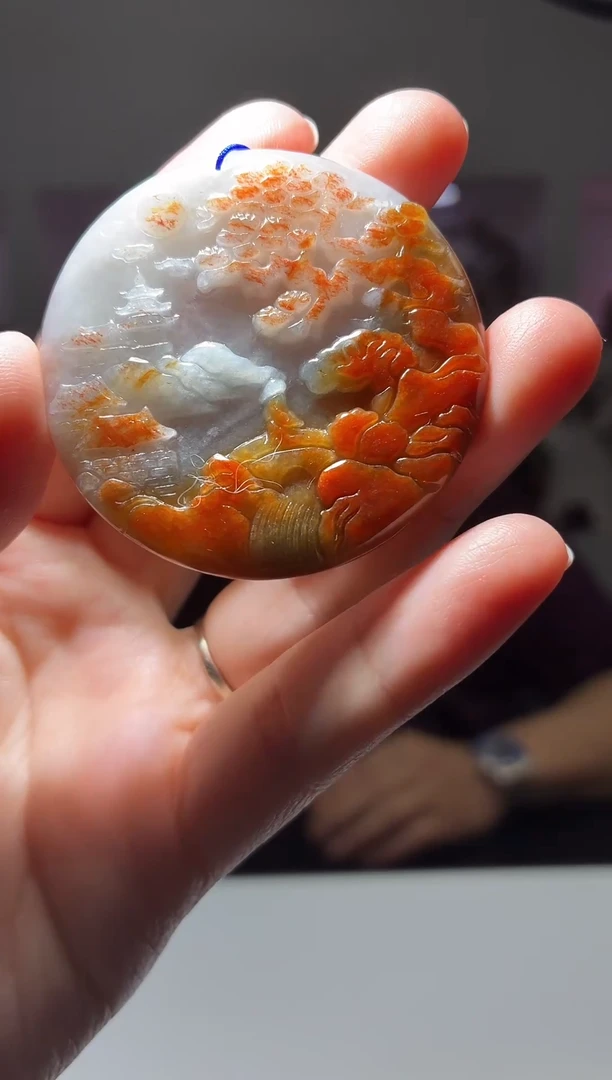 颈饰未镶嵌翡翠天然翡翠-25