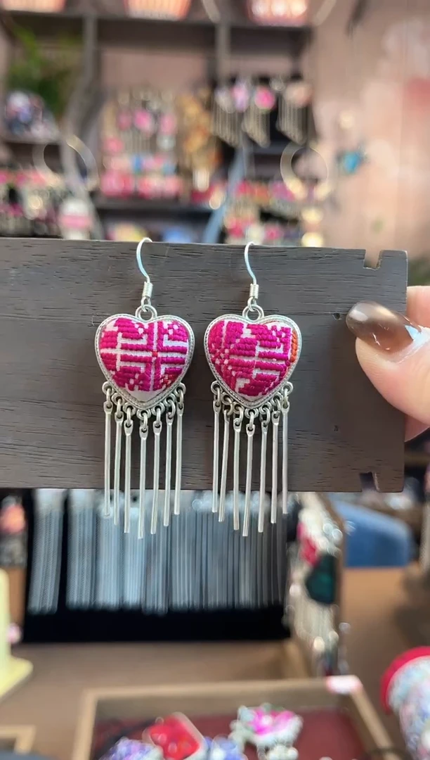 织绣 民族风手工非遗老绣饰品311