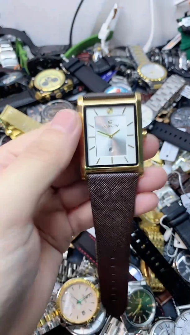 法国品牌超薄男士金方表