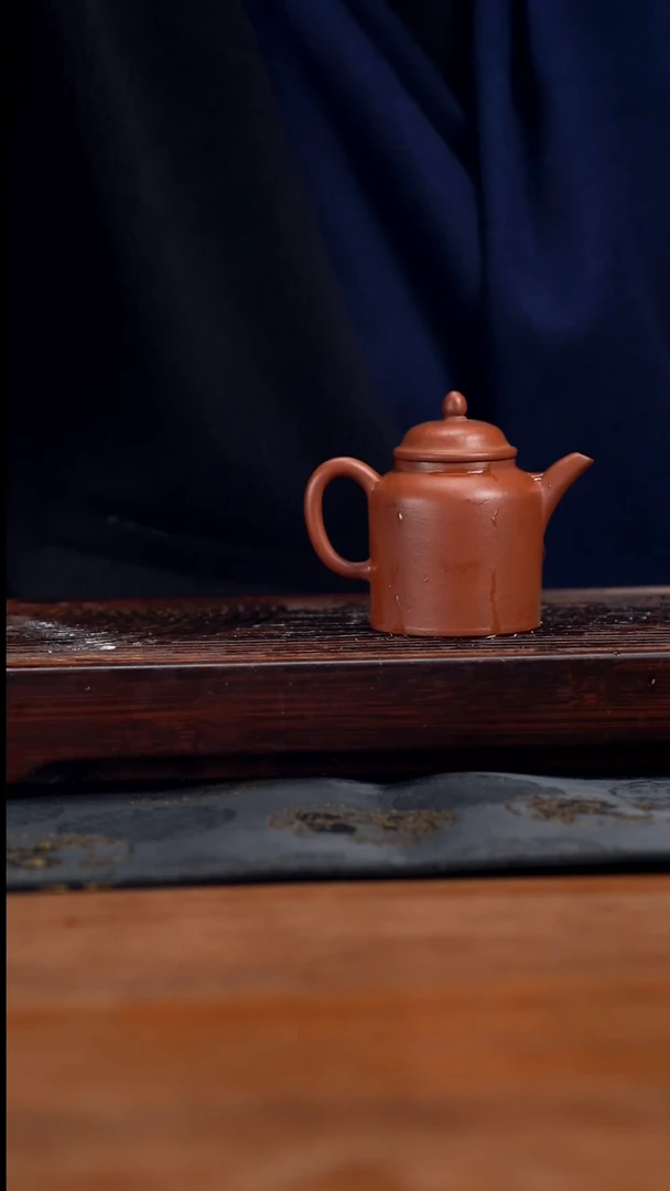 【闪购商品】紫砂茶壶130cc黄龙山原矿朱泥金钟35