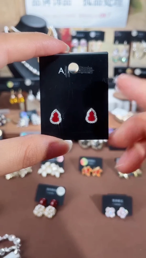 合金925银锆石豆2270