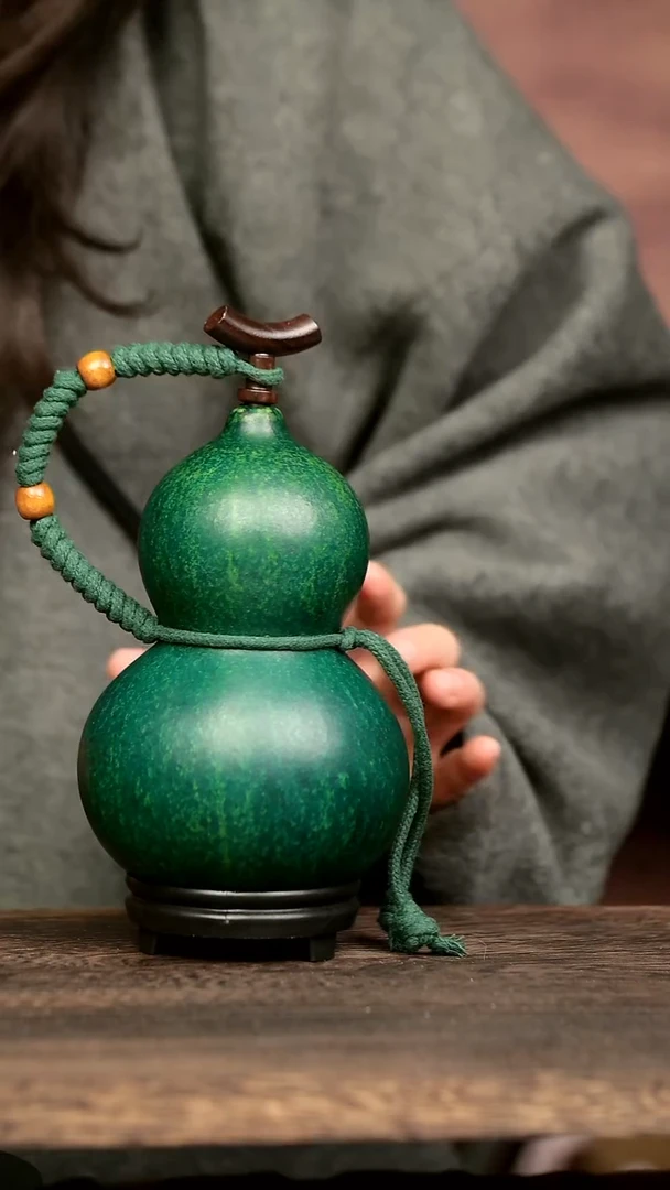 9号中药煮色 650ml 大漆葫芦水壶/酒壶 一物一拍