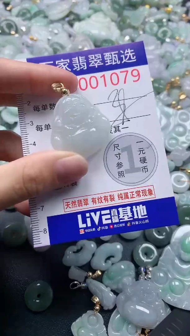 吊坠(不含链)未镶嵌翡翠1079