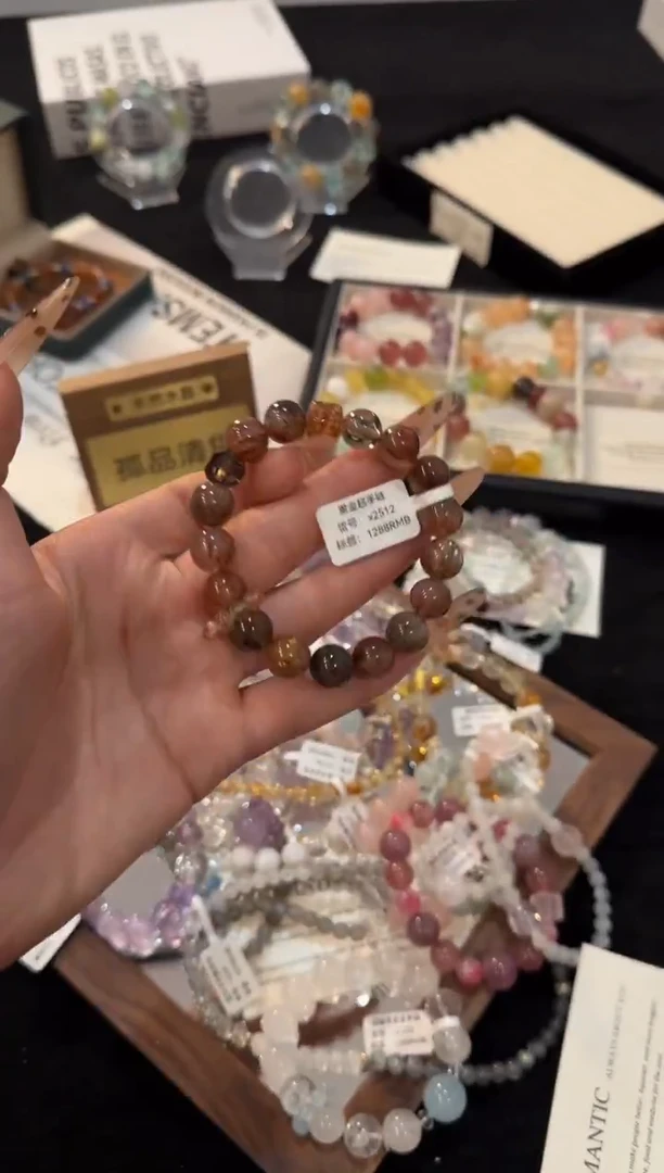 合金手链水晶黑金超x2512