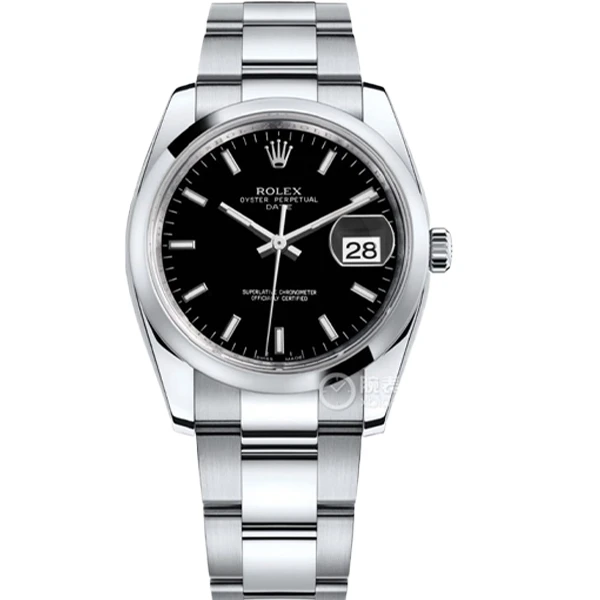 99新 Rolex/劳力士 老佛爷/劳力士115200/自动机械/单表/34mm