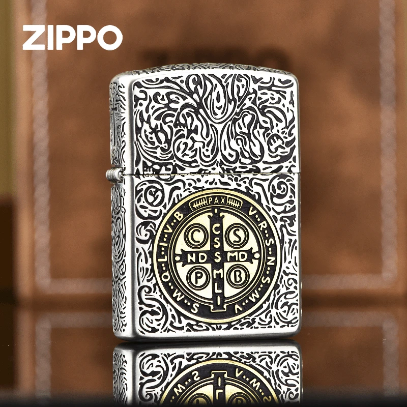 ZIPPO打火机正品/盔甲错金双色康斯坦丁【凯亚1】DYJ1