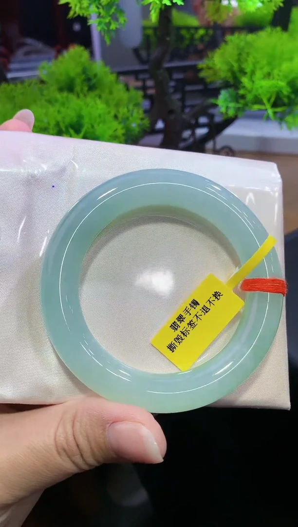 未镶嵌手镯翡翠-k75 天然缅甸A货翡翠54圆条