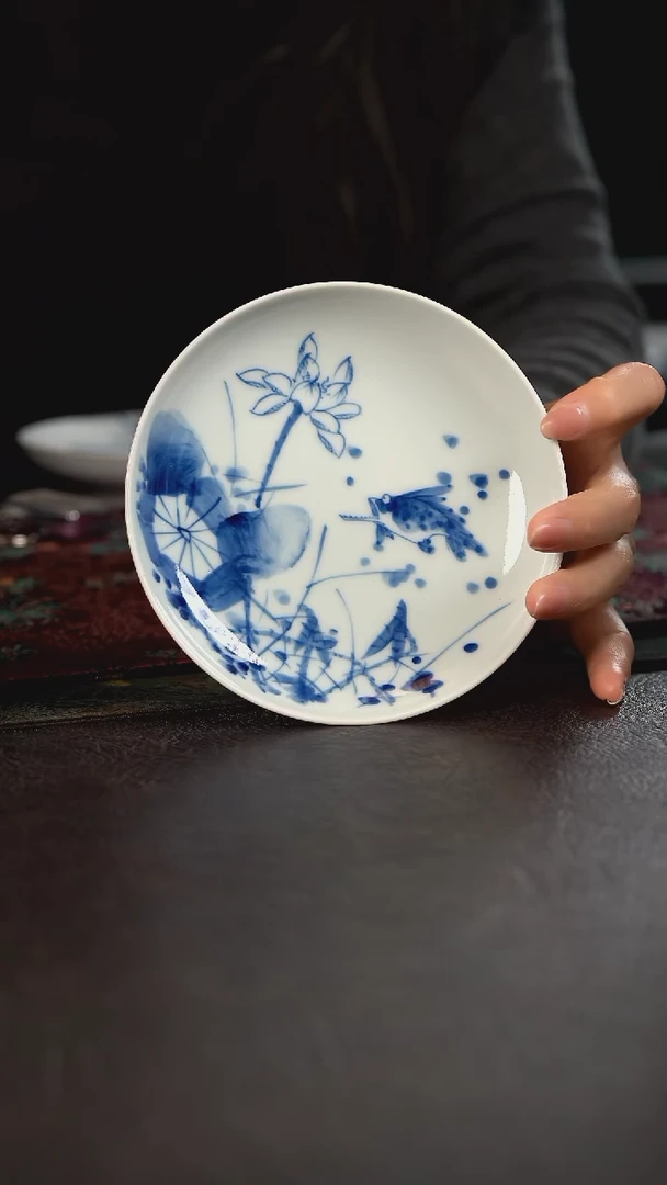 厚力煊鳜鱼荷花小壶承 随机