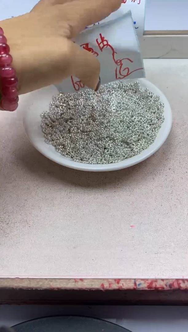 【闪购商品】玛瑙/玉髓颈饰银S800镶嵌x852银雪花隔片6mm*60颗