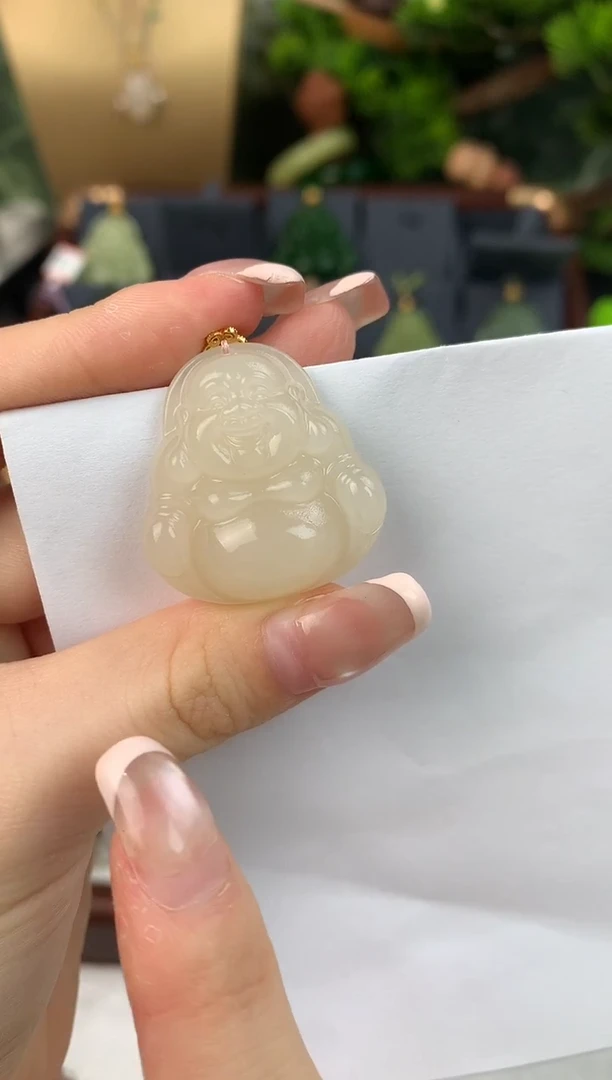 颈饰未镶嵌和田玉吊坠30mm