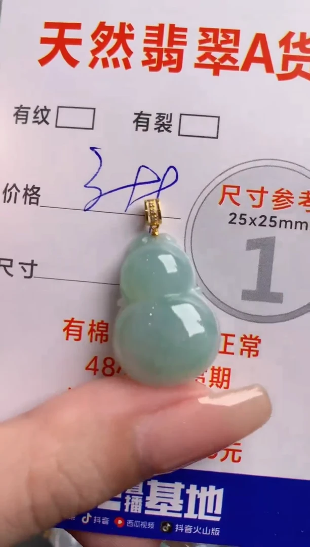 翡翠18K金镶嵌颈饰0750662838