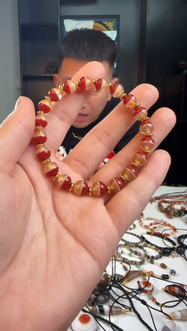 未镶嵌手链玛瑙/玉髓1122-08多样性发货