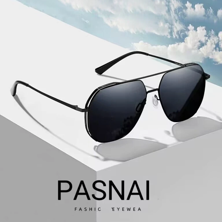 帕森曼飞行员墨镜男款开车专用防紫外线偏光太阳镜男士驾驶眼镜P2