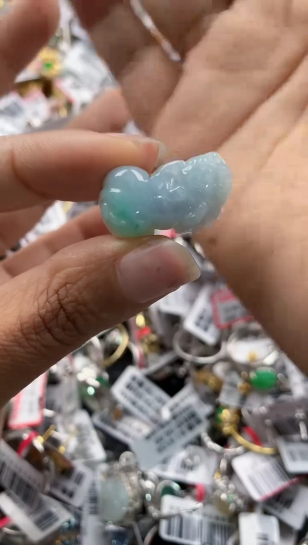未镶嵌戒指翡翠999     3