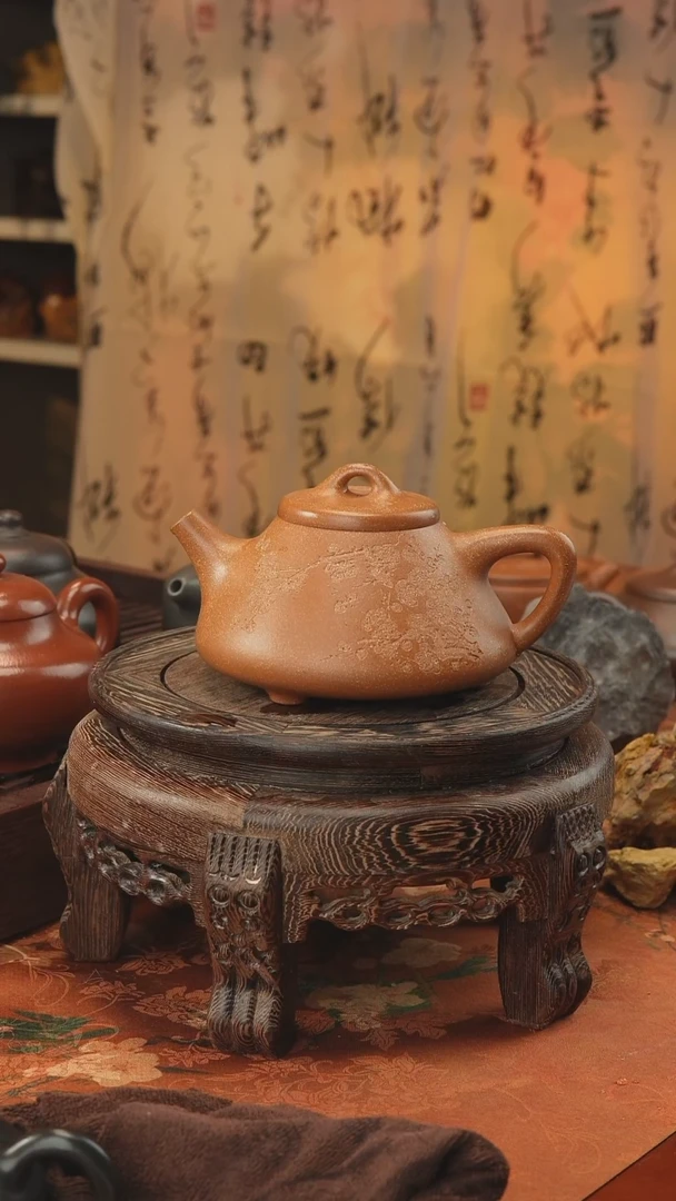 茶壶紫砂石瓢 玉成窑