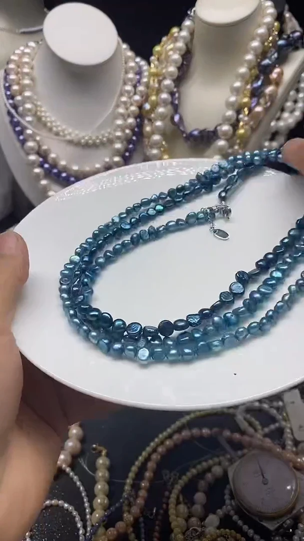 颈饰未镶嵌淡水珍珠多人