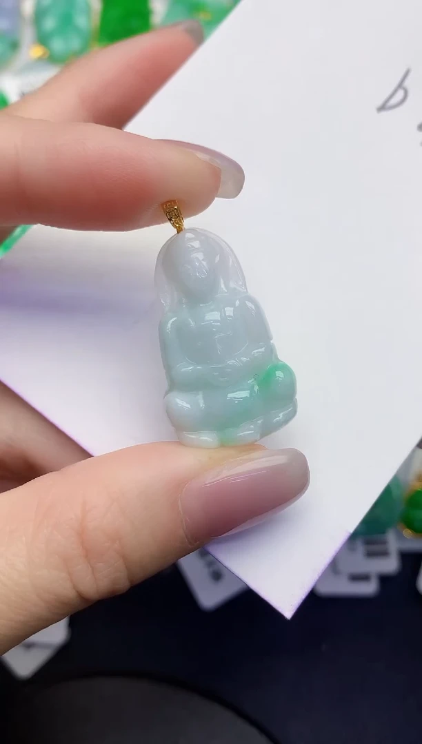 颈饰未镶嵌翡翠缅甸天然翡翠A货