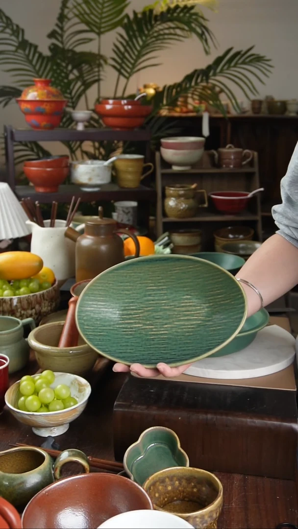 碗景德镇手工高温餐具海棠