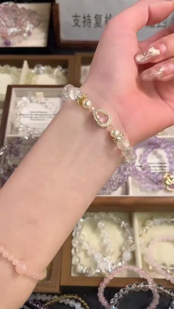 未镶嵌手串水晶