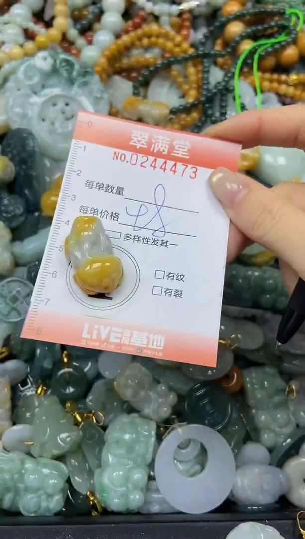 未镶嵌挂件翡翠闪购0244473