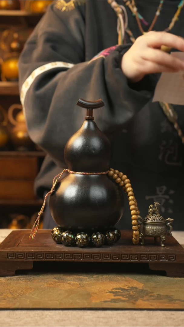 126大漆一物一拍记葫堂出品【不带手串】