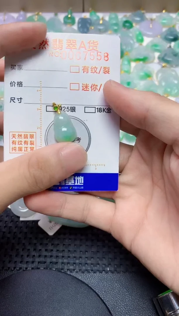 翡翠未镶嵌颈饰4864564564564