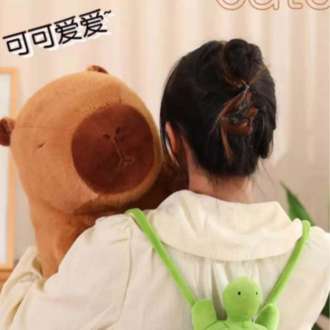 卡皮巴拉毛绒玩具大玩偶抱枕水豚送朋友女生生日礼物