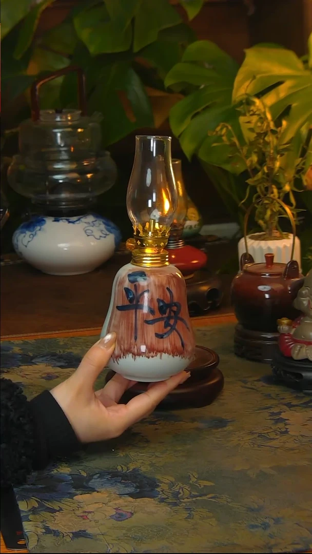 【闪购商品】景德镇陶瓷手工灯摆件