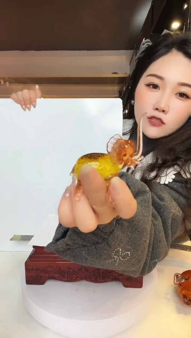 【闪购商品】茶盏琉璃摆件家居摆件