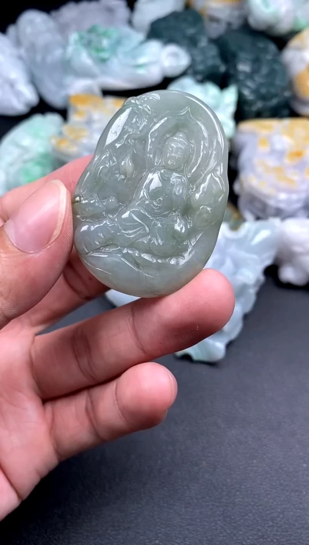 吊坠(不含链)未镶嵌翡翠1