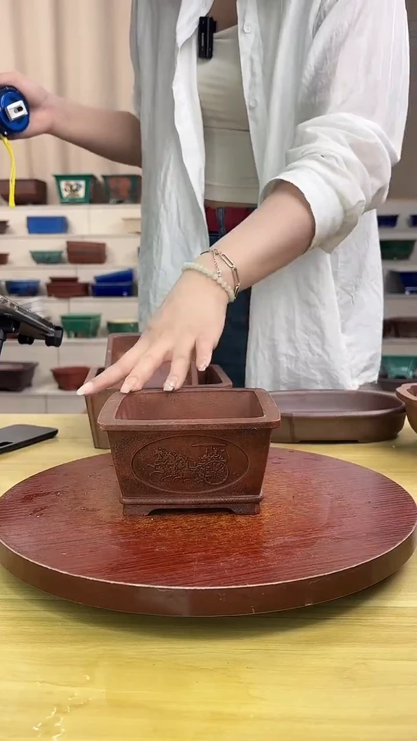 紫砂花盆紫砂花盆精品花盆微瑕