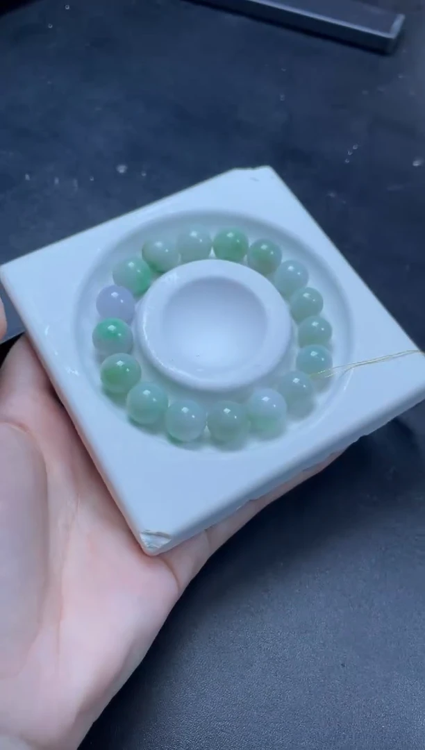 【闪购商品】翡翠手串未镶嵌GDL2303B149多样性发一