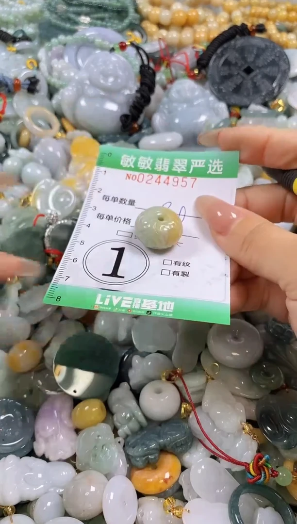 翡翠未镶嵌颈饰闪购0244957
