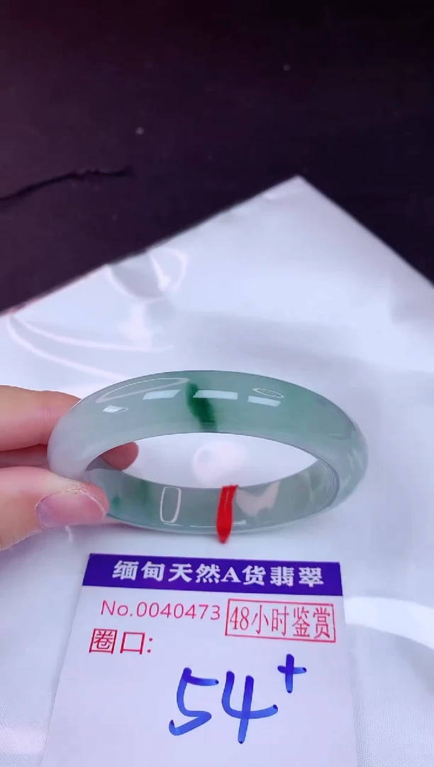 未镶嵌手镯翡翠54（48小时鉴赏期 ）完美者勿拍
