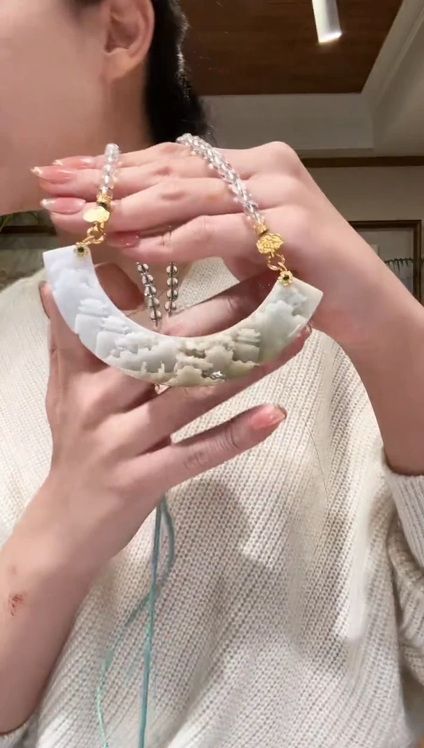 【闪购商品】翡翠颈饰未镶嵌国风