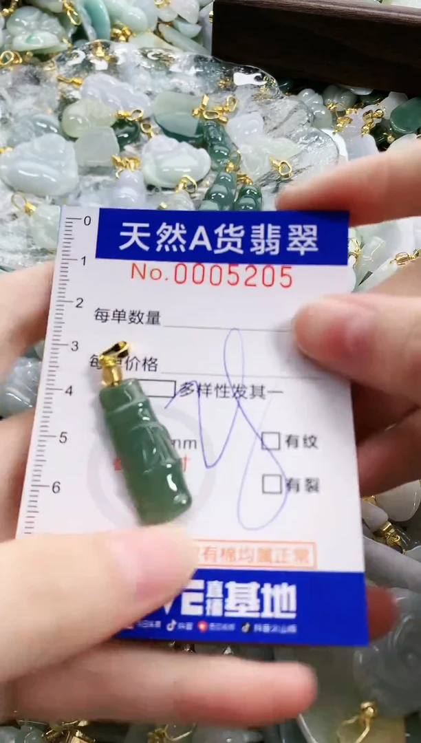 颈饰未镶嵌翡翠天然A货翡翠