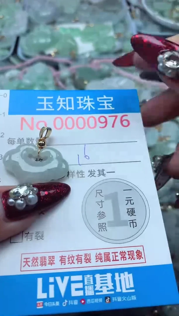 颈饰未镶嵌翡翠976