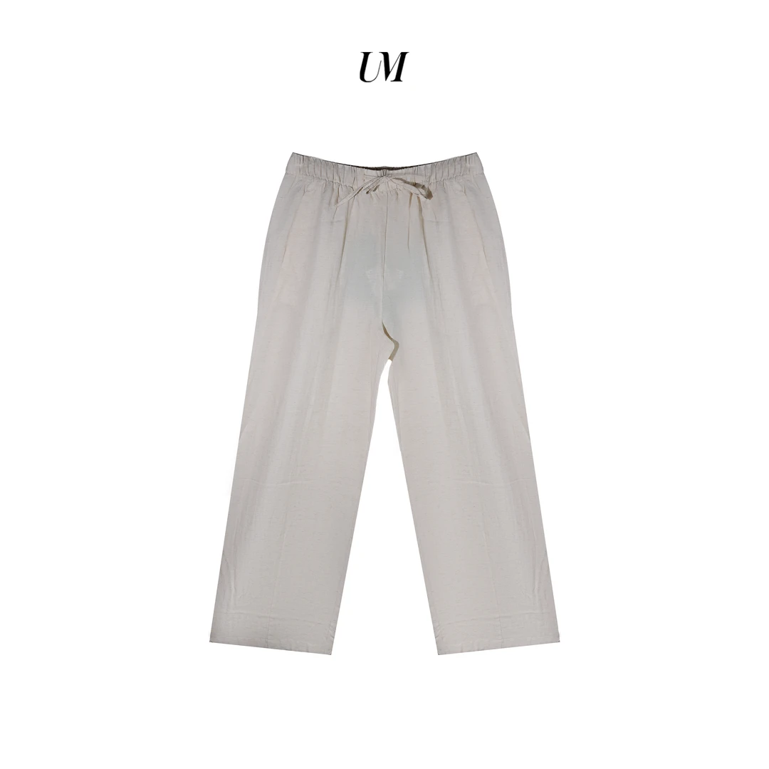 【U.M】莱赛尔亚麻细腻有型显瘦直筒裤